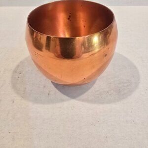 Coppercraft Guild Roly Poly Solid Copper Cup Vintage MCM 1950